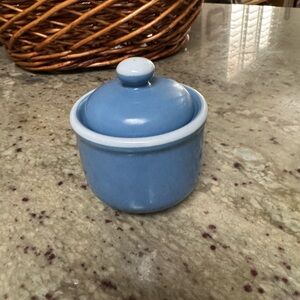 Studio Nova “Blueberry Delight” Ceramic Sugar Bowl with Lid